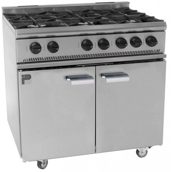 Parry P6BO Natural gas 6 burner cooker